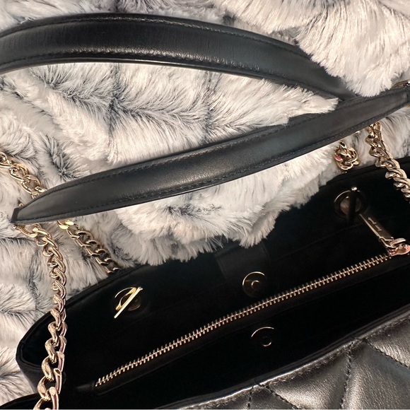 Kate Spade Black Quilted Women's Bag Set EUC - Picture 2 of 12